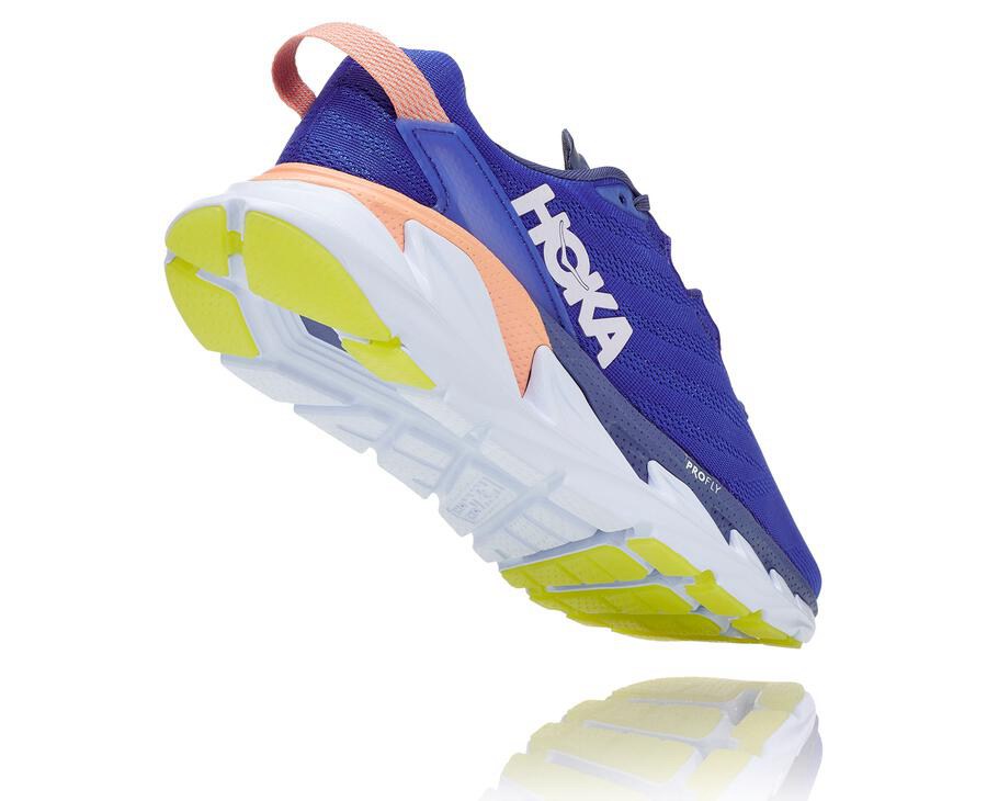 Hoka One One Running Shoes Womens Blue/White - Elevon 2 - 24357EQGK